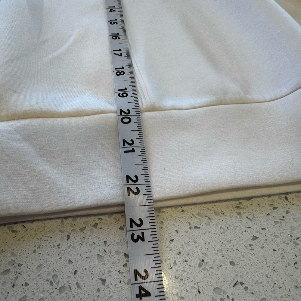 Spanx Airessentials Half Zip Pullover Ivory Soft … - image 6